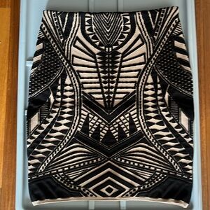 New RVN designer bandage mini skirt sz S